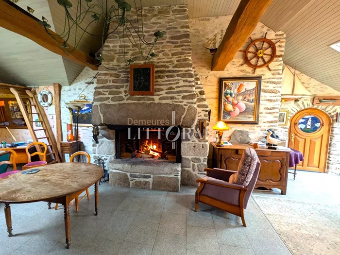 achat vente Longère Bretonne a vendre  restaurée , dépendance Finistère , au cœur d’un parc paysager FINISTERE BRETAGNE