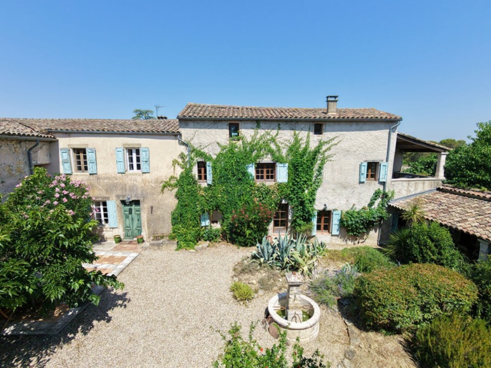 achat vente Mas provençal a vendre , ancien corps de ferme , dépendances, piscine Cardet , à 15 mn d'Anduze GARD LANGUEDOC ROUSSILLON